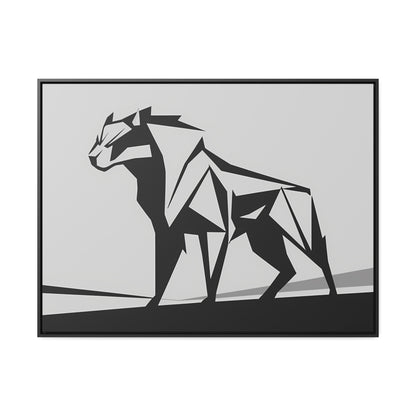 Geometric Beast - Gallery Canvas Wraps, Horizontal Frame