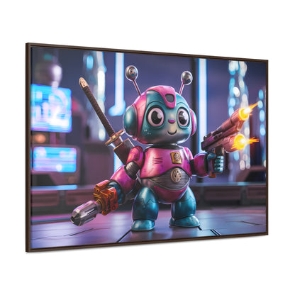 Robo-Samurai Defender - Gallery Canvas Wraps, Horizontal Frame