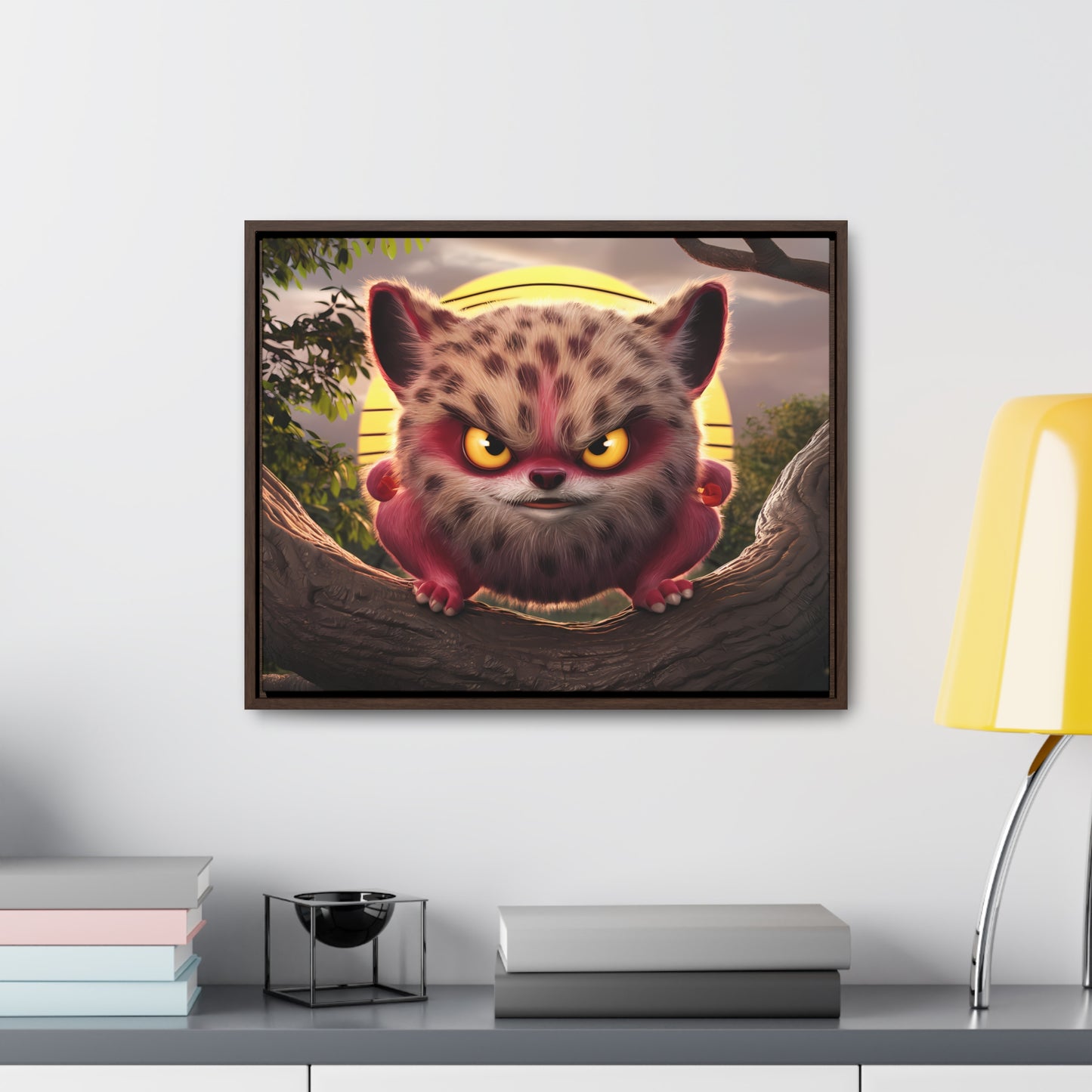 Guardian of the Sunset Forest - Gallery Canvas Wraps, Horizontal Frame