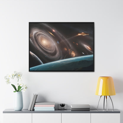 Galactic Odyssey - Gallery Canvas Wraps, Horizontal Frame