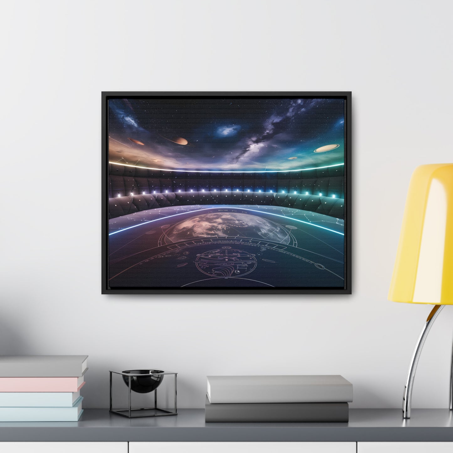 Stellar Observatory Nexus - Gallery Canvas Wraps, Horizontal Frame