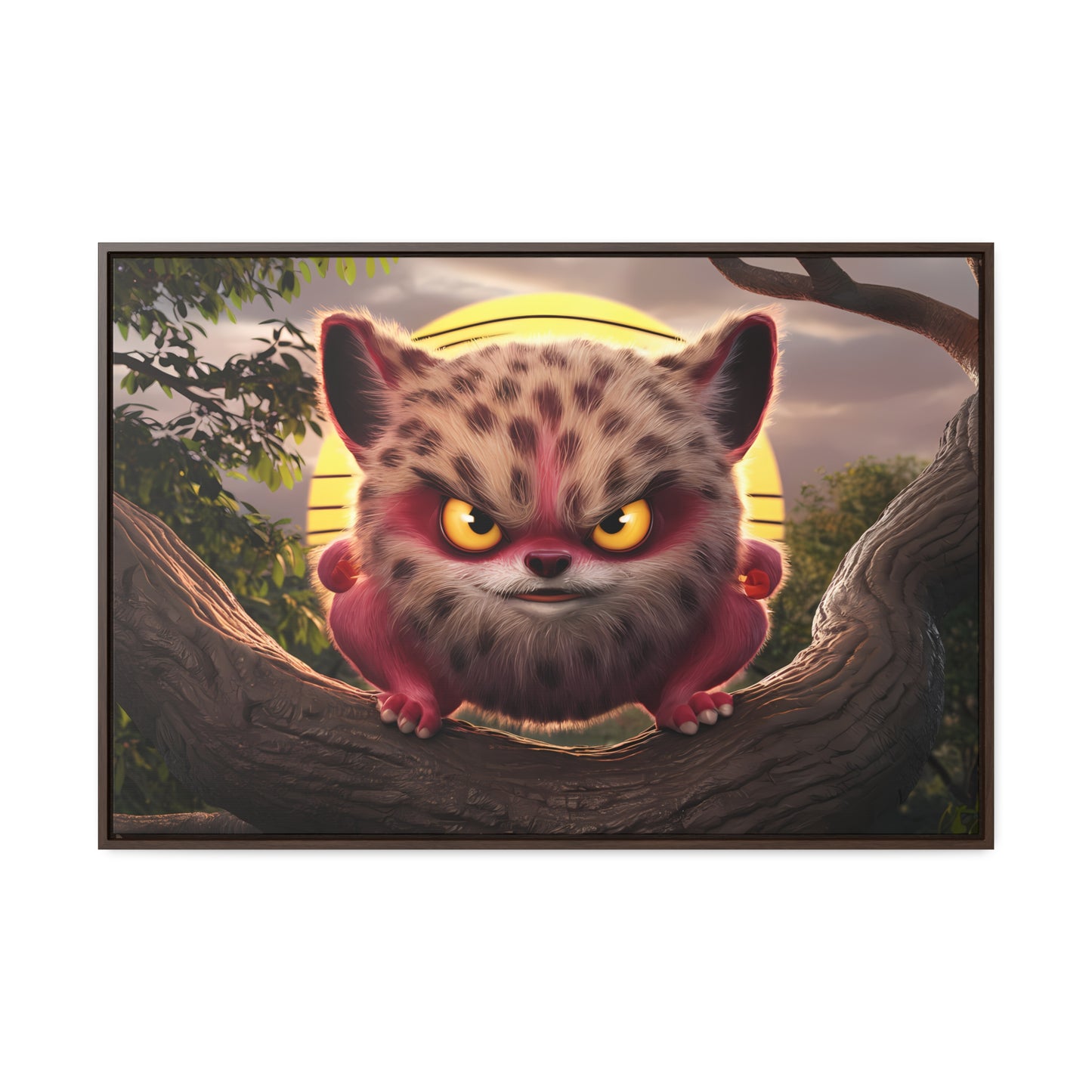 Guardian of the Sunset Forest - Gallery Canvas Wraps, Horizontal Frame