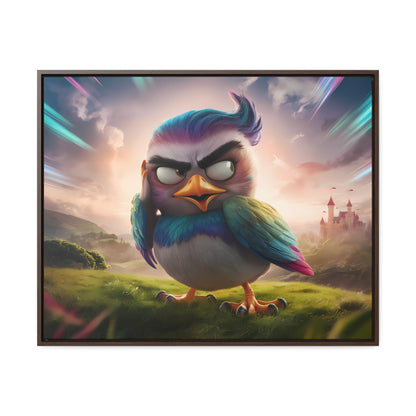 Feathered Fury: The Guardian of the Sky - Gallery Canvas Wraps, Horizontal Frame