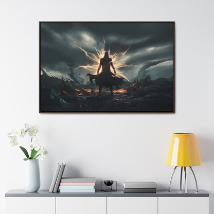 Eclipse of the Dark Conqueror - Gallery Canvas Wraps, Horizontal Frame