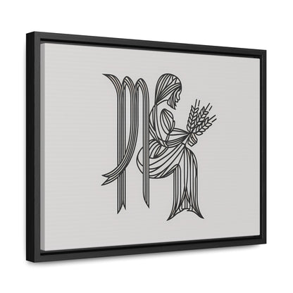 Virgo Lines - Gallery Canvas Wraps, Horizontal Frame