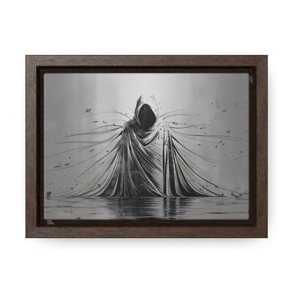 Ethereal Sentinel of the Abyss - Gallery Canvas Wraps, Horizontal Frame