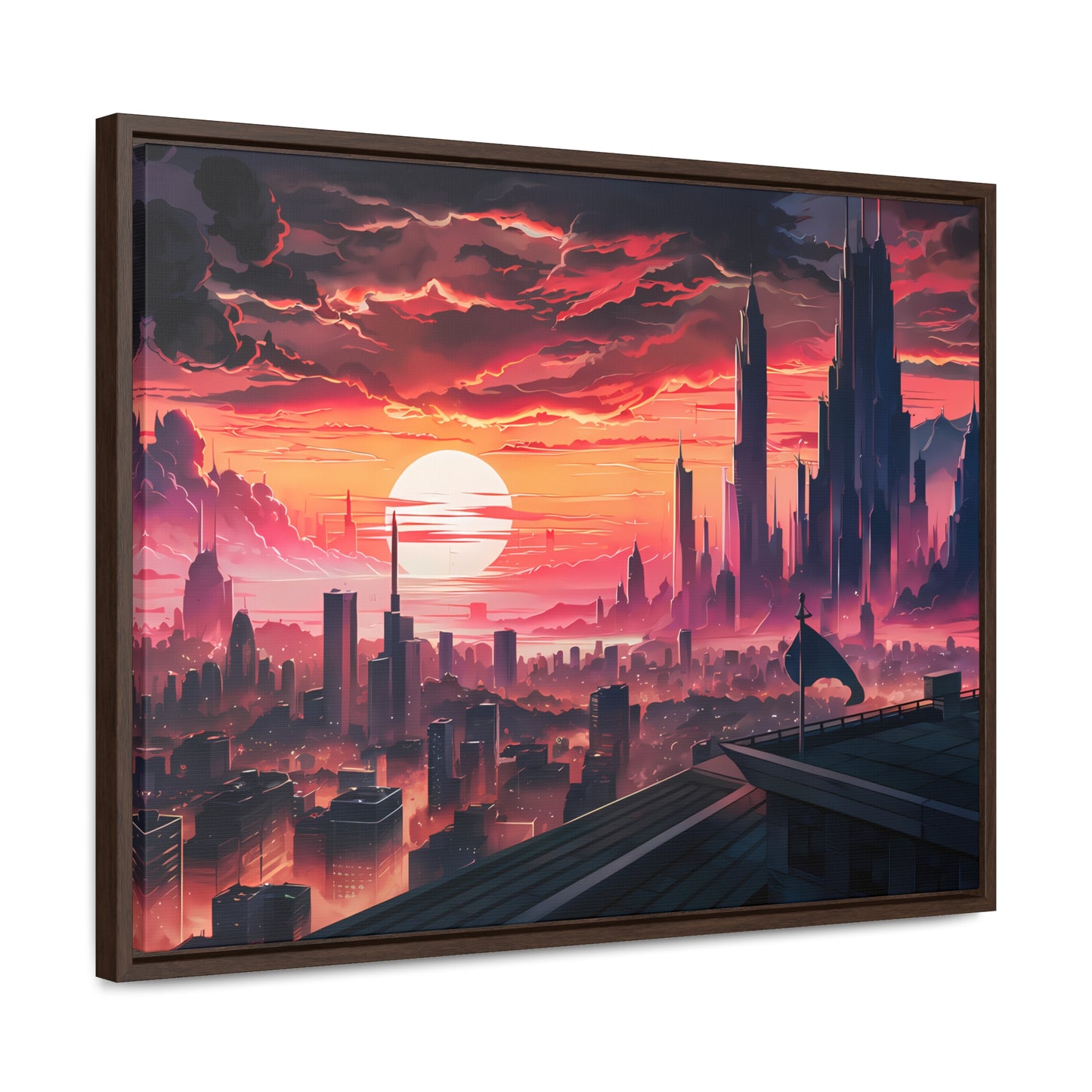 City of the Last Dawn - Gallery Canvas Wraps, Horizontal Frame