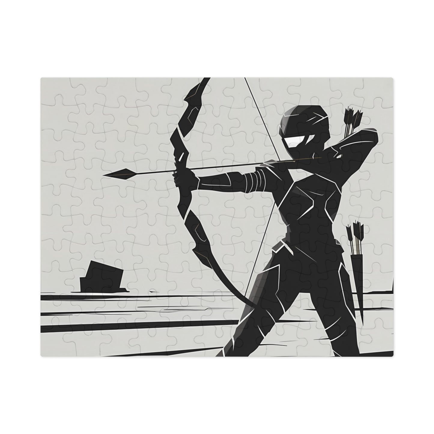 Archer in Shadow Armor - Jigsaw Puzzle (30, 110, 252, 500,1000-Piece)