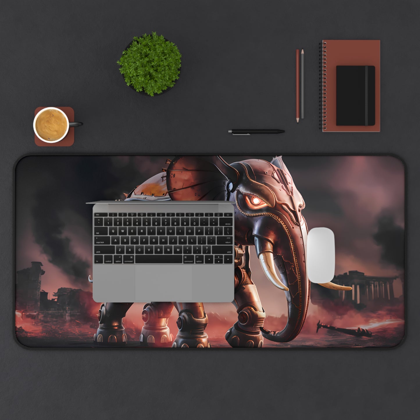 Titanium Mammoth of the Apocalypse - Desk Mat