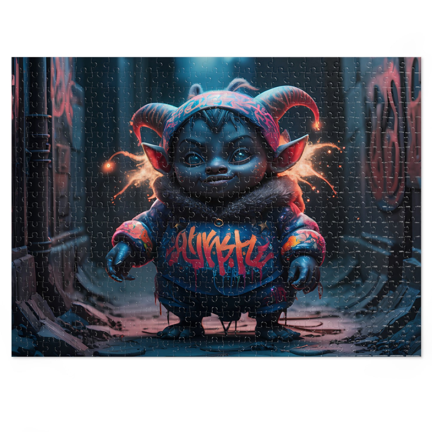 Urban Imp: The Streetwise Trickster - Jigsaw Puzzle (30, 110, 252, 500,1000-Piece)