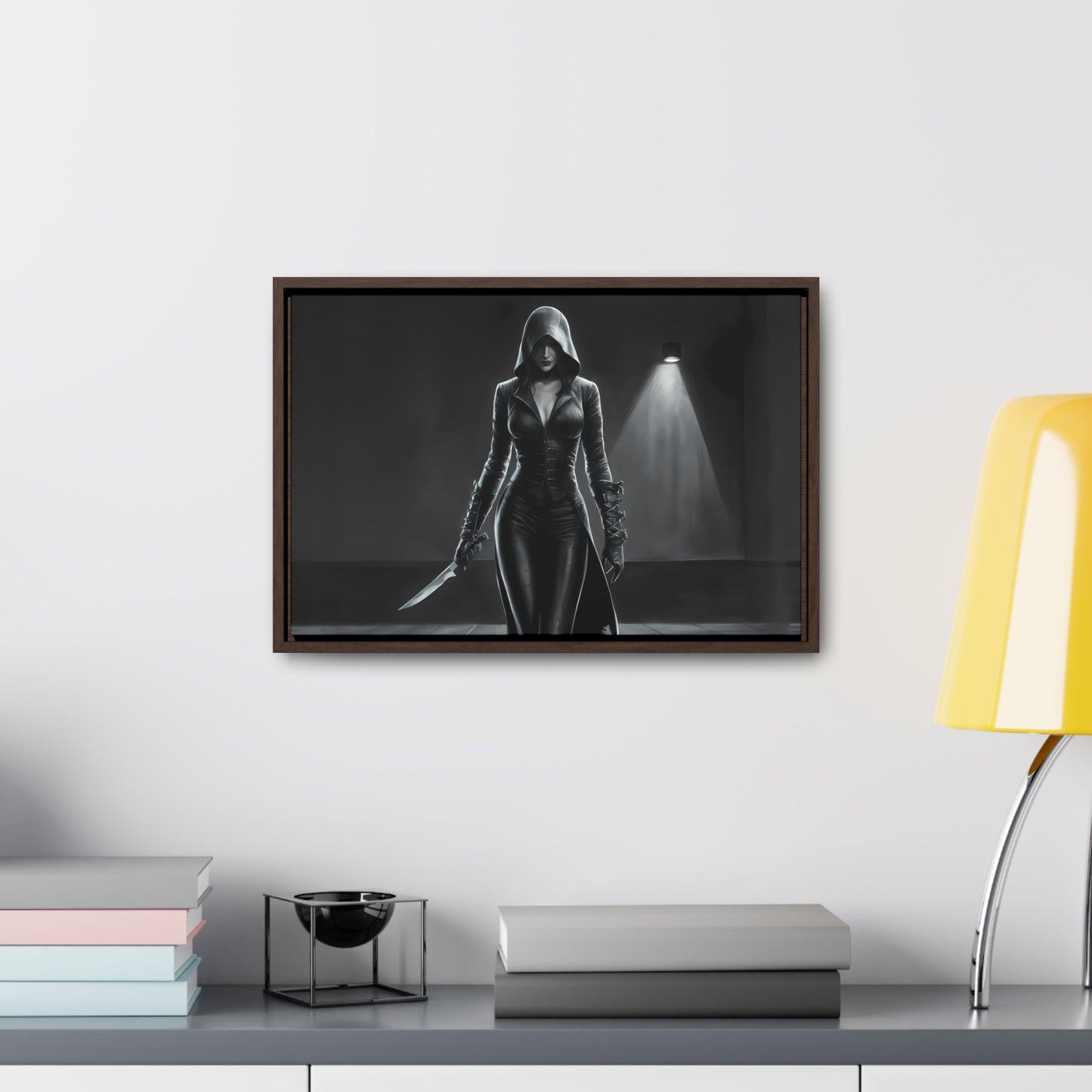 The Shadow's Blade - Gallery Canvas Wraps, Horizontal Frame