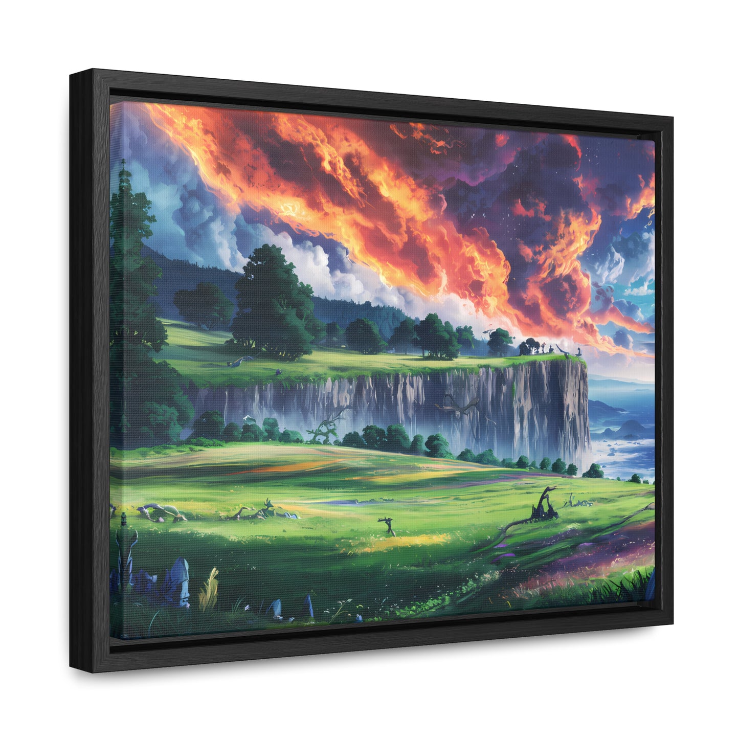 Edge of the Burning Sky - Gallery Canvas Wraps, Horizontal Frame