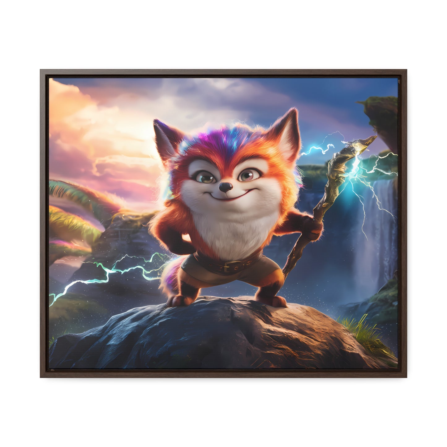 Guardian of the Mystic Grove - Gallery Canvas Wraps, Horizontal Frame