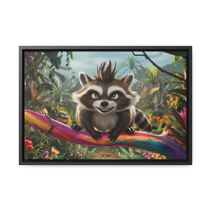 Jungle Mischief - Gallery Canvas Wraps, Horizontal Frame