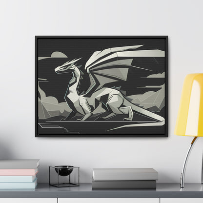 Shadow of the Silver Dragon - Gallery Canvas Wraps, Horizontal Frame