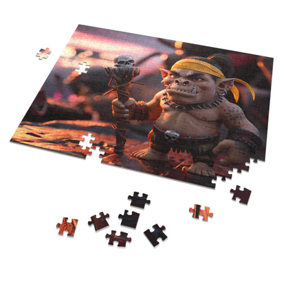 Ogre Shaman at Sunset - Jigsaw Puzzle (30, 110, 252, 500,1000-Piece)