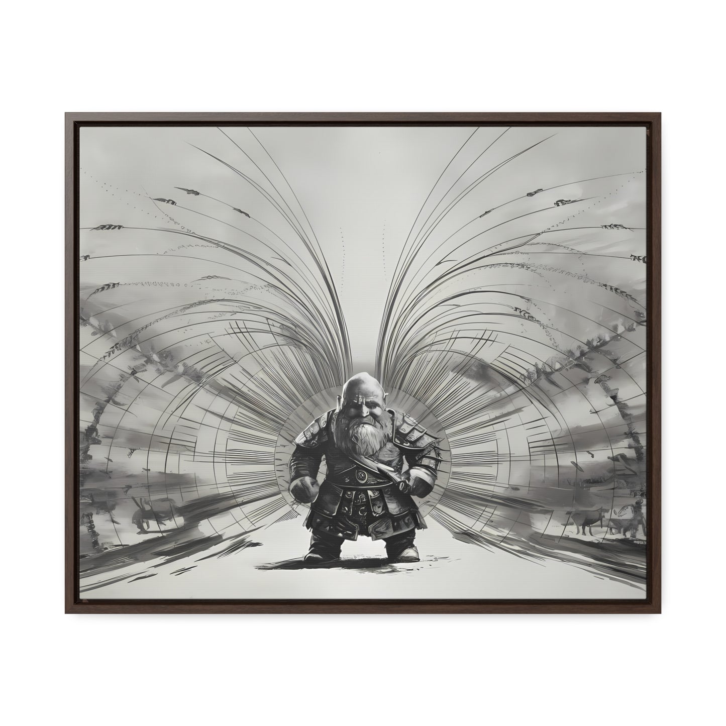 Guardian of the Elemental Winds - Gallery Canvas Wraps, Horizontal Frame