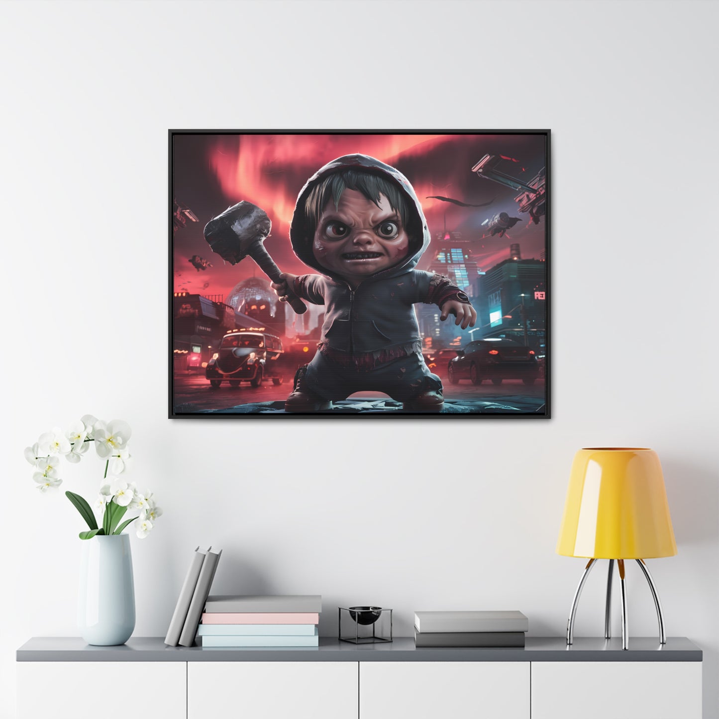 Wrath of the Toy Enforcer - Gallery Canvas Wraps, Horizontal Frame