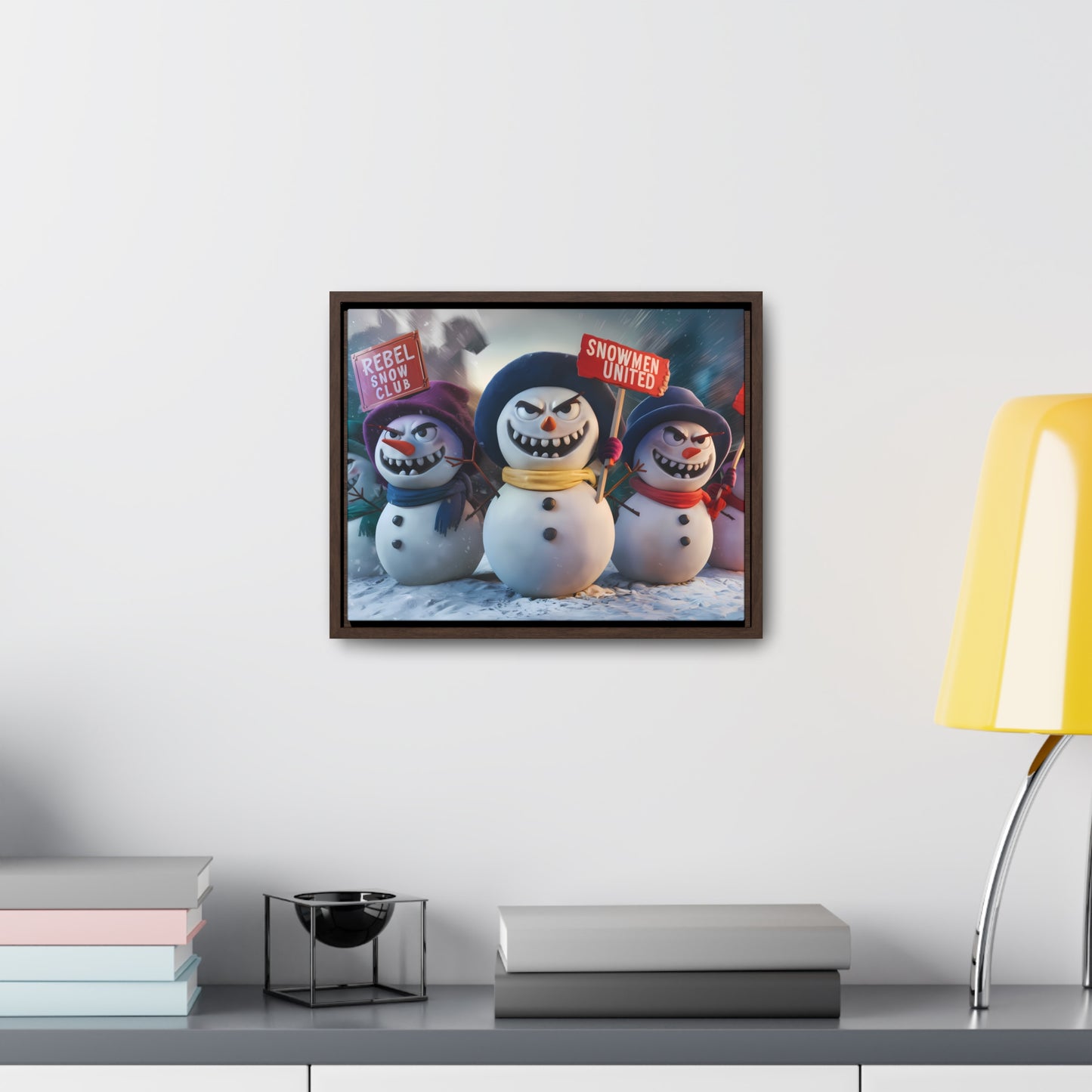 Frosty Revolt - Gallery Canvas Wraps, Horizontal Frame