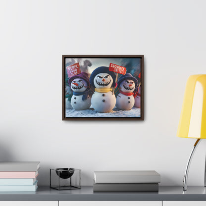 Frosty Revolt - Gallery Canvas Wraps, Horizontal Frame