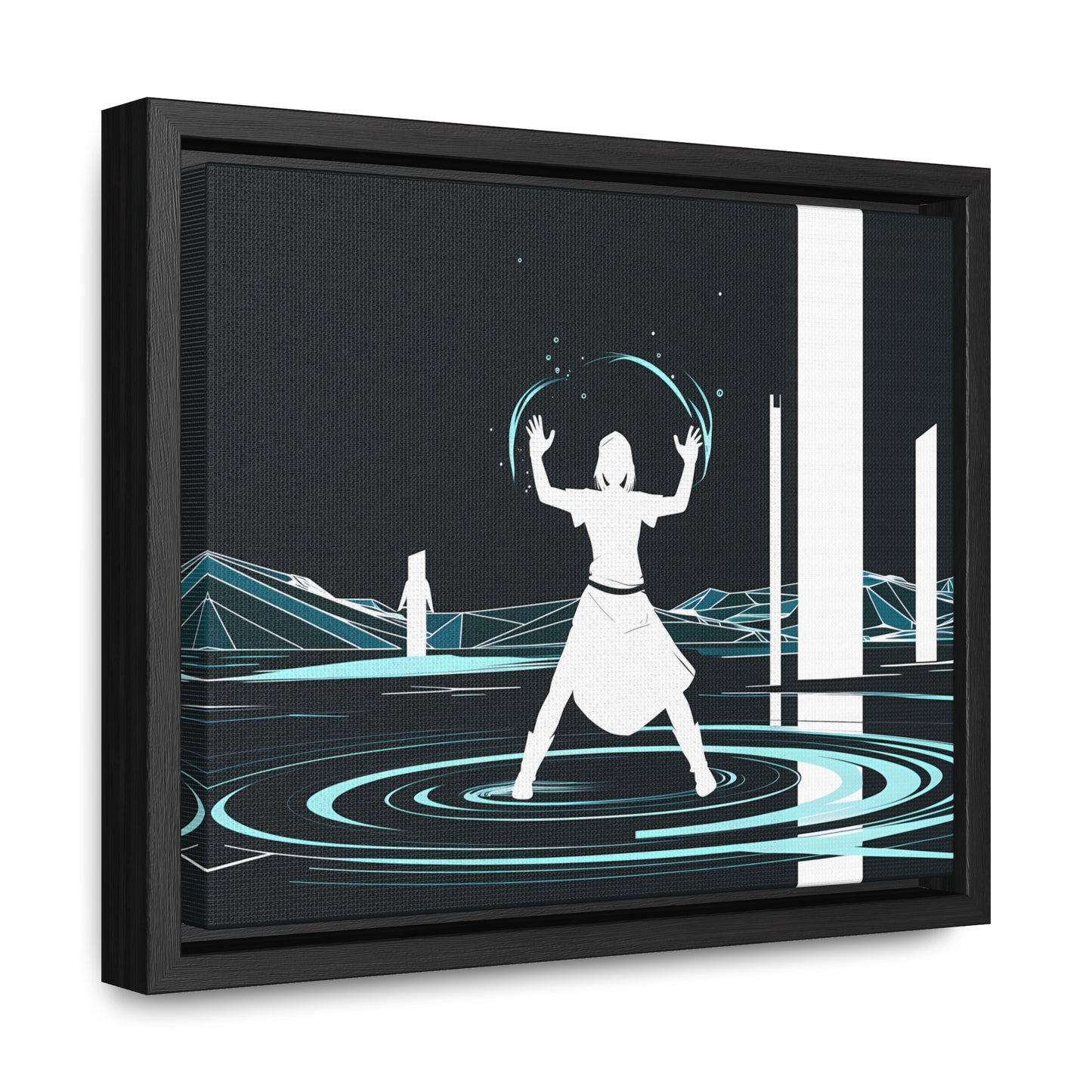 Resonance of the Void - Gallery Canvas Wraps, Horizontal Frame