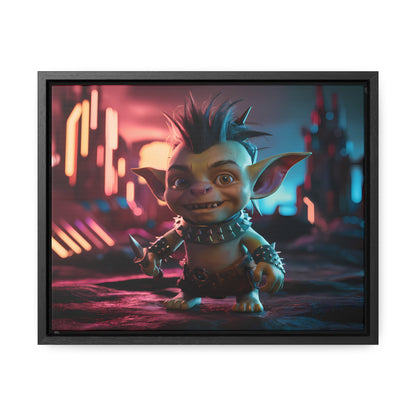 Goblin of the Neon Wastelands - Gallery Canvas Wraps, Horizontal Frame