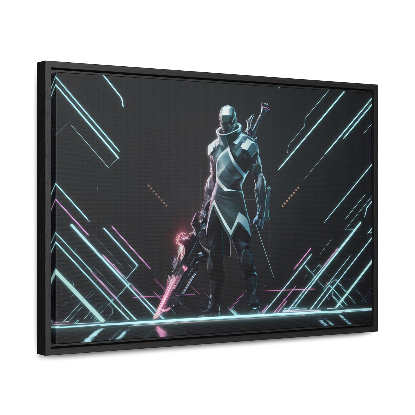 Cybernetic Vanguard - Gallery Canvas Wraps, Horizontal Frame