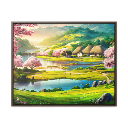 Serenity in Spring Meadows - Gallery Canvas Wraps, Horizontal Frame