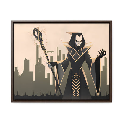 Shadow Sovereign of the Forsaken City - Gallery Canvas Wraps, Horizontal Frame