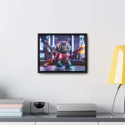 Robo-Samurai Defender - Gallery Canvas Wraps, Horizontal Frame