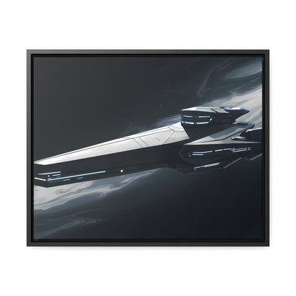 Starship of the Void - Gallery Canvas Wraps, Horizontal Frame