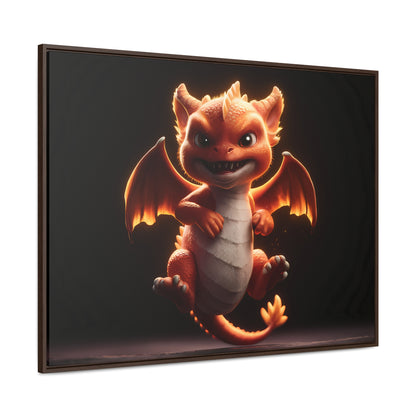 Fiery Mischief - Gallery Canvas Wraps, Horizontal Frame