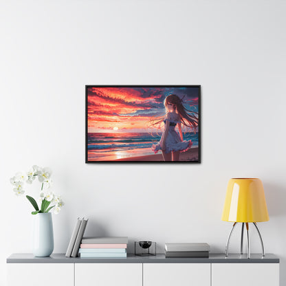 Sunset Reverie - Gallery Canvas Wraps, Horizontal Frame