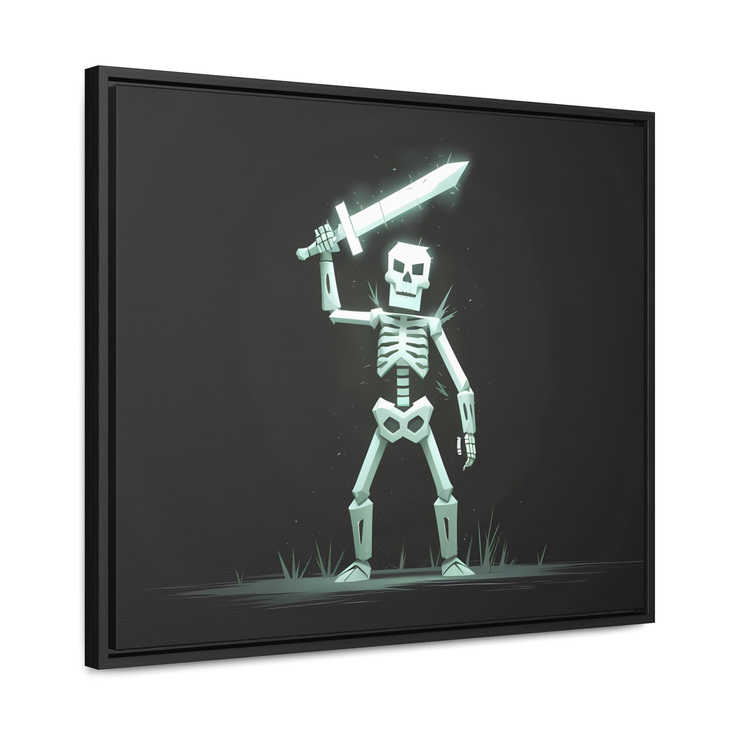 Rise of the Skeleton Warrior - Gallery Canvas Wraps, Horizontal Frame