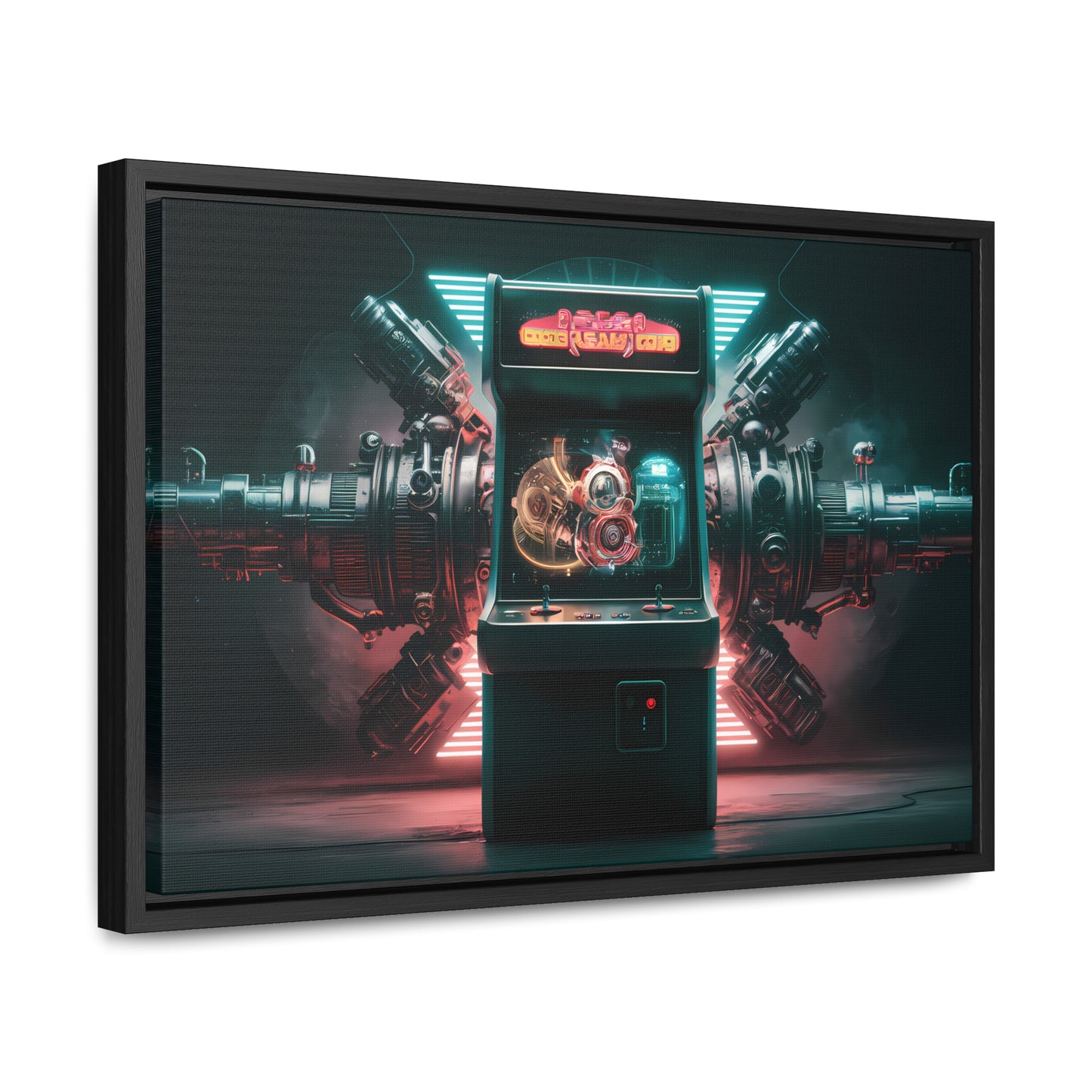 Quantum Arcade Revolution - Gallery Canvas Wraps, Horizontal Frame