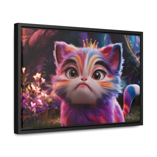 Regal Whiskers in the Enchanted Forest - Gallery Canvas Wraps, Horizontal Frame