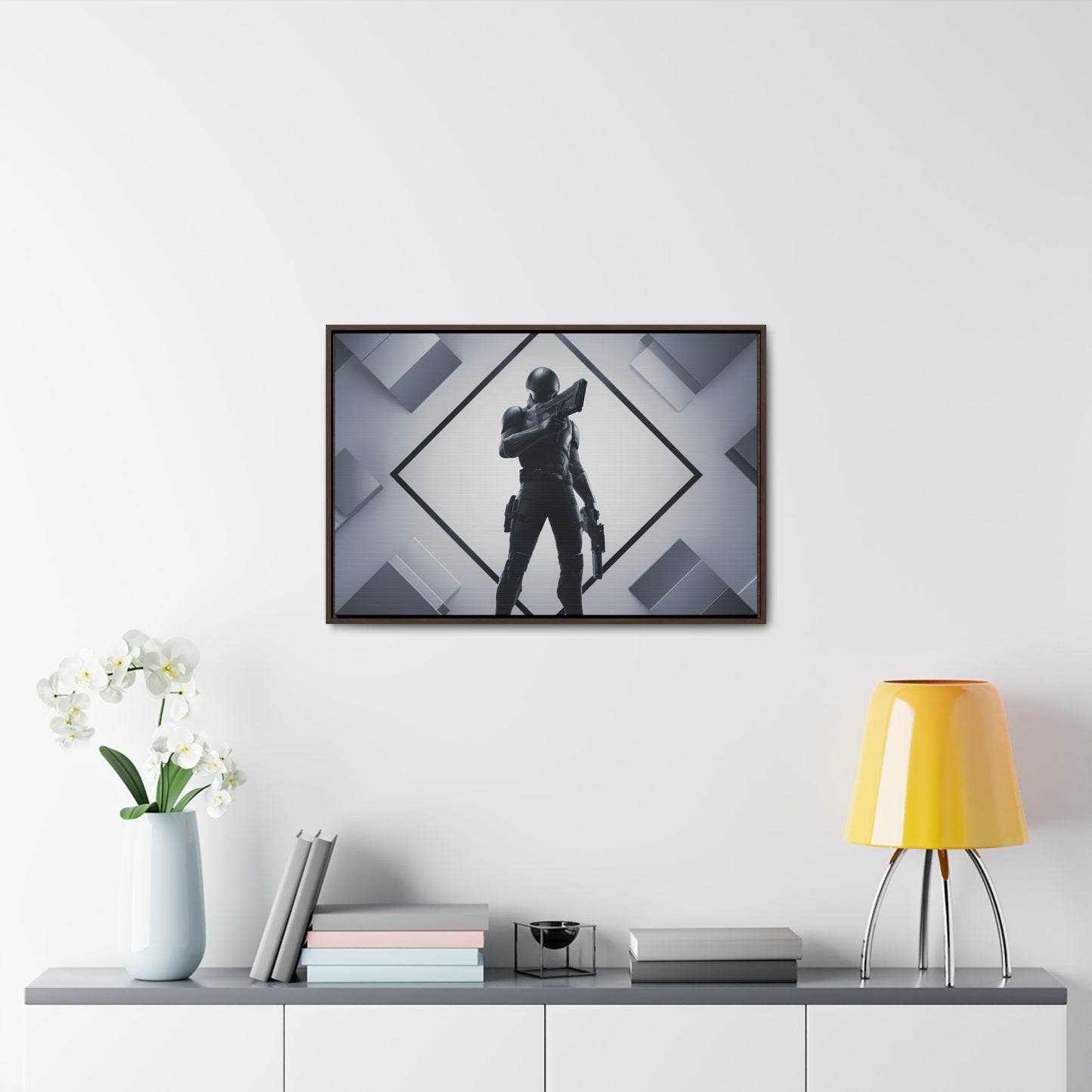 Shadow Enforcer - Gallery Canvas Wraps, Horizontal Frame