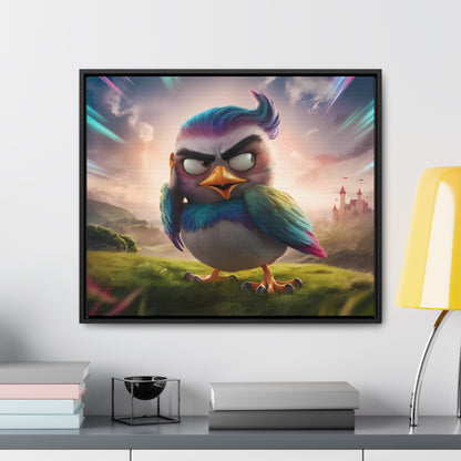 Feathered Fury: The Guardian of the Sky - Gallery Canvas Wraps, Horizontal Frame