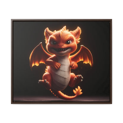 Fiery Mischief - Gallery Canvas Wraps, Horizontal Frame