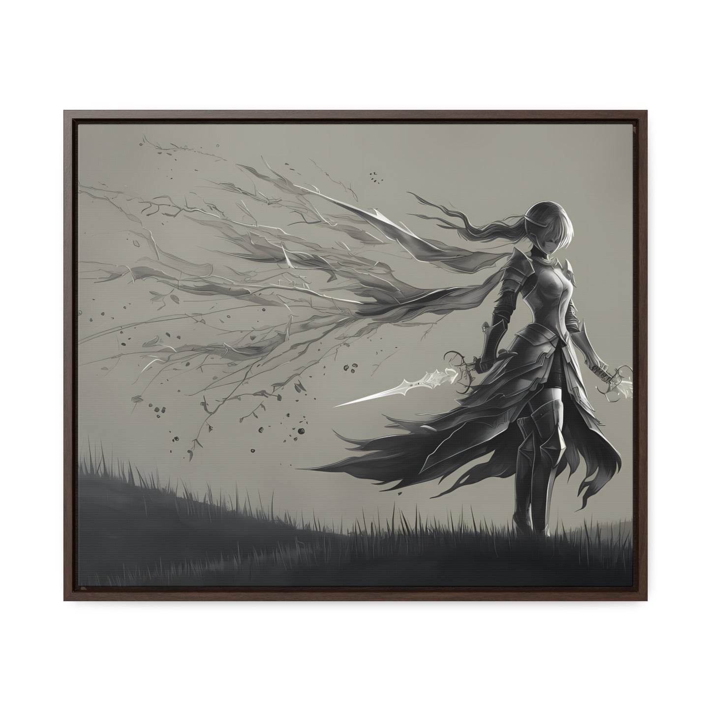 Blade of the Abyss - Gallery Canvas Wraps, Horizontal Frame