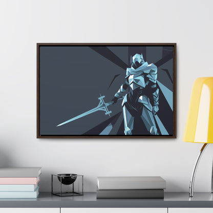 Knight of the Shattered Realm - Gallery Canvas Wraps, Horizontal Frame