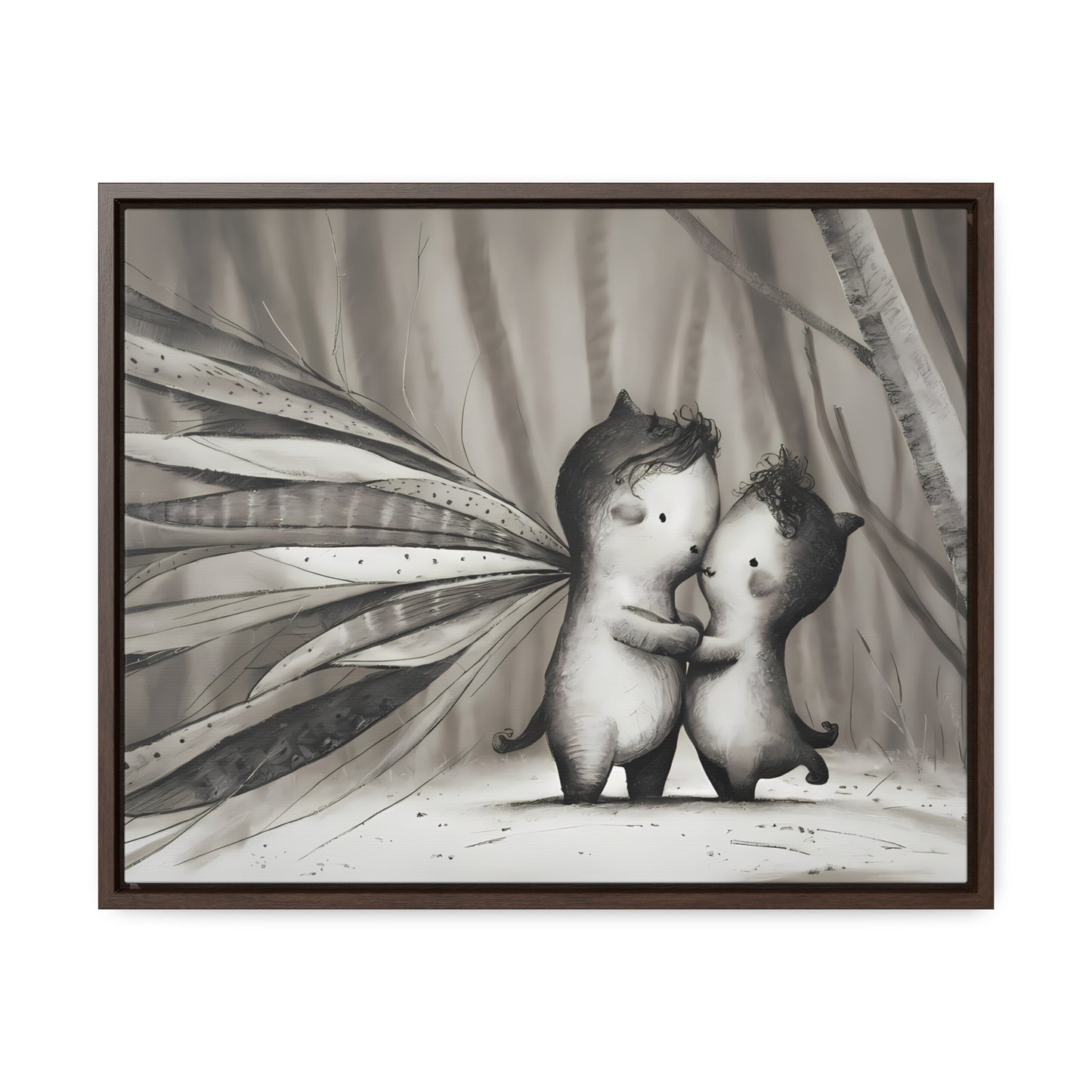 Whispers of the Forest - Gallery Canvas Wraps, Horizontal Frame