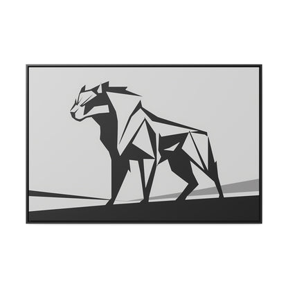 Geometric Beast - Gallery Canvas Wraps, Horizontal Frame