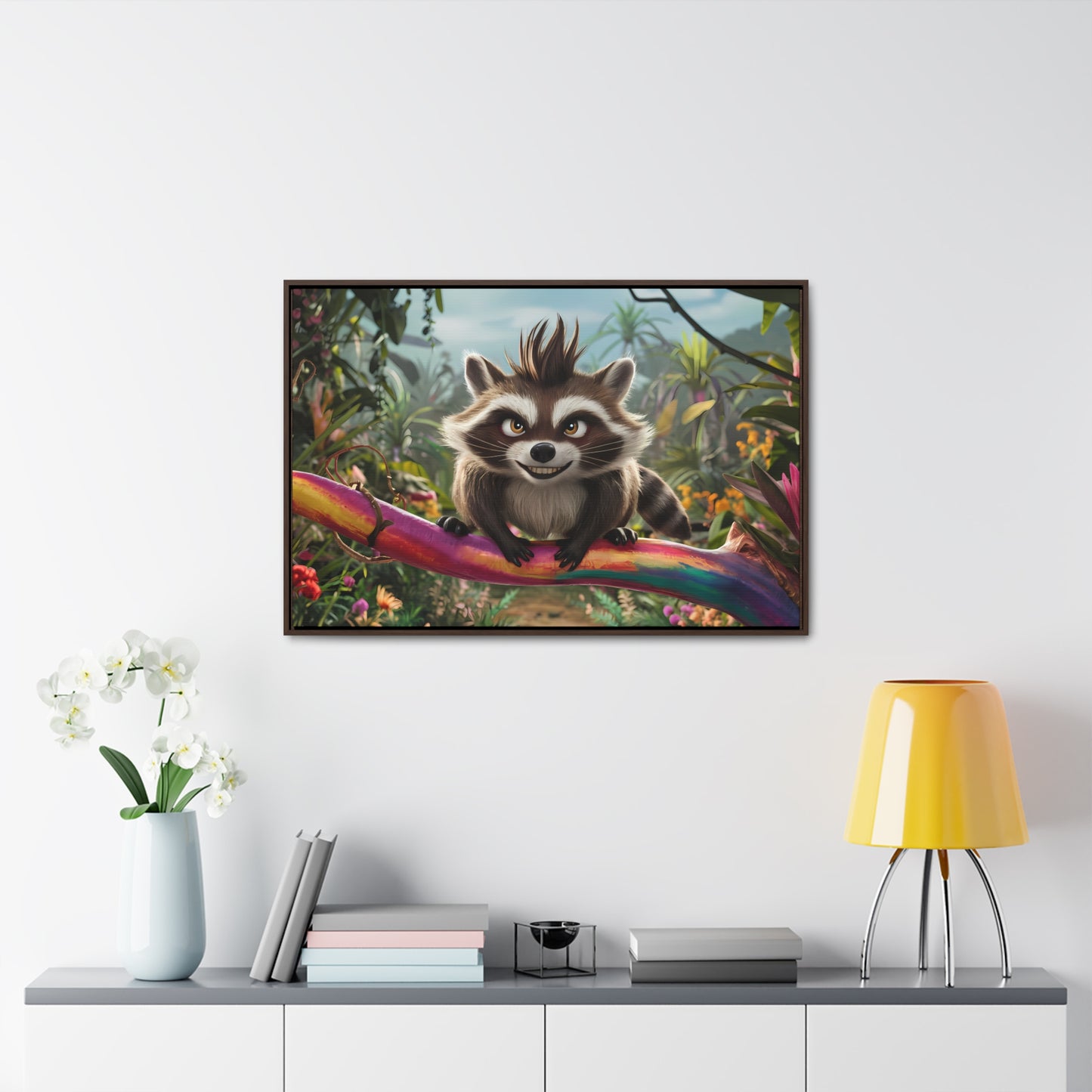 Jungle Mischief - Gallery Canvas Wraps, Horizontal Frame