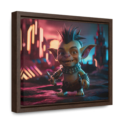 Goblin of the Neon Wastelands - Gallery Canvas Wraps, Horizontal Frame