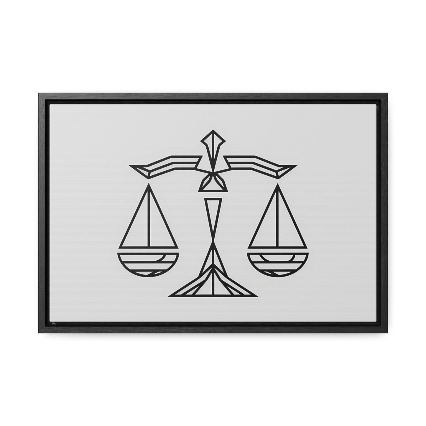 Balance of Justice - Gallery Canvas Wraps, Horizontal Frame