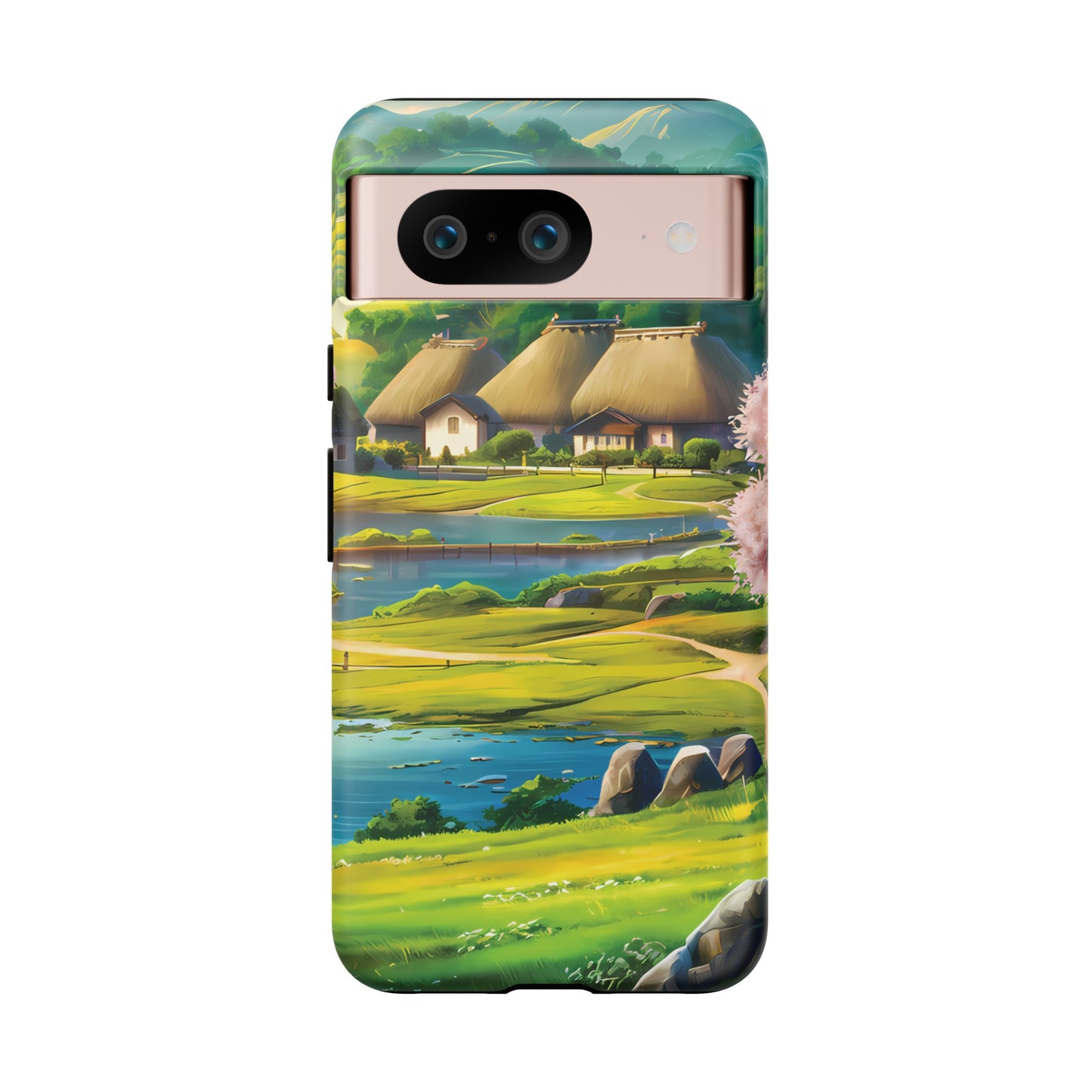 Idyllic Anime Village - Smartphone Tough Cases