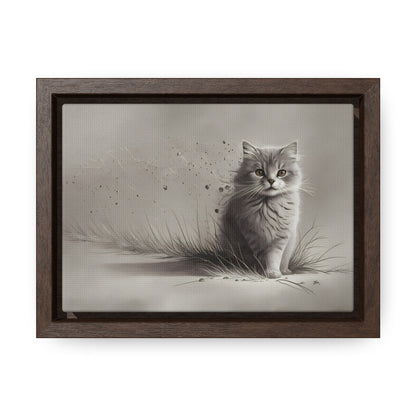 Whiskers in the Wind - Gallery Canvas Wraps, Horizontal Frame