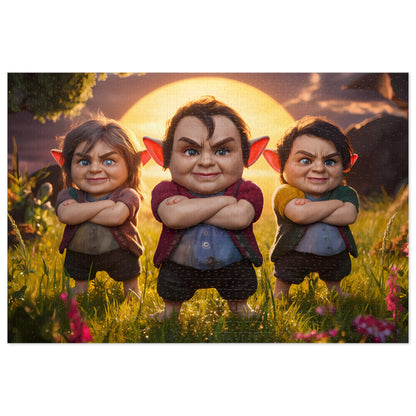 A Gang of "Gnomes" - Jigsaw Puzzle (30, 110, 252, 500,1000-Piece)