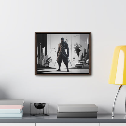 Shadowblade: The Silent Protector - Gallery Canvas Wraps, Horizontal Frame